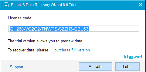 Easeus Data Recovery Wizard Free 11.9 Activation Code